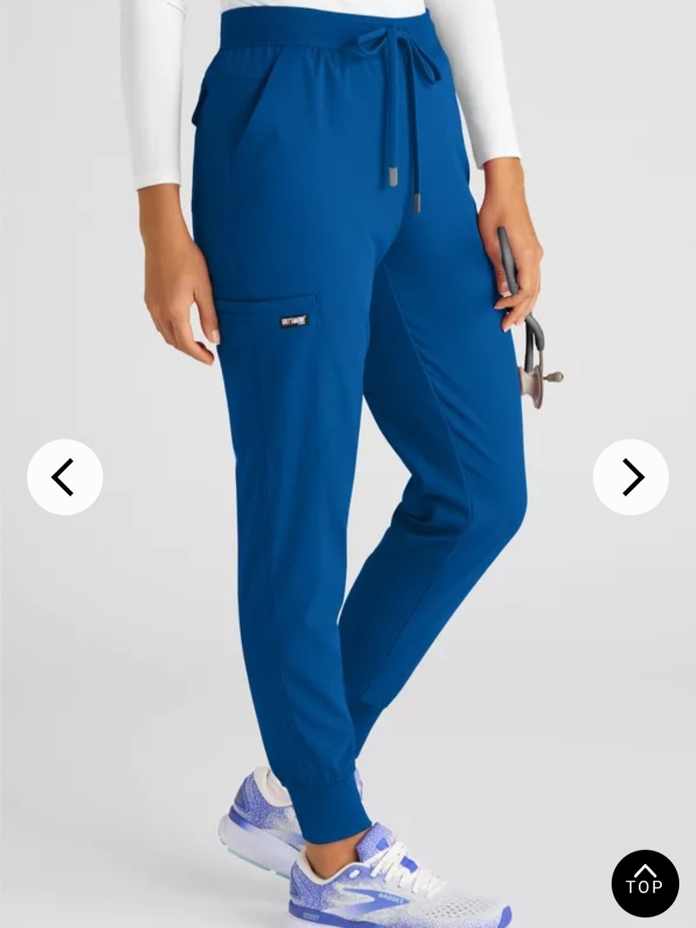 Grey's Anatomy Royal Blue Drawstring Track Joggers